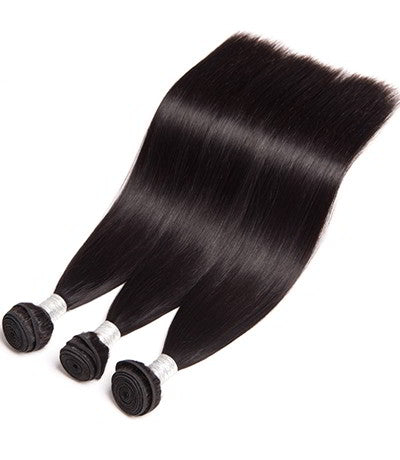 Uniquely Tamed Hair 3 bundles of Indian straight human hair